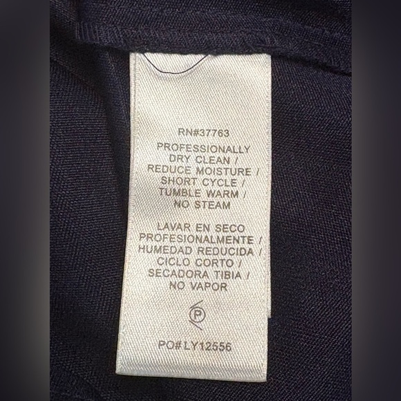 $125 LAUNDRY BY SHELLI SEGAL Navy Blue Tulip Tiered Sleeveless Cocktail Dress 4 - Picture 8 of 13